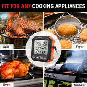 LABART TP716 Digital Meat Thermometer for Grilling Oven Safe with 1 Meat Probes